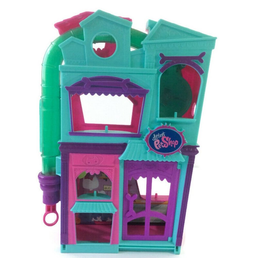 Littlest Pet Shop LPS Playset House Apartment Pinball Toy Hasbro 2012 A3682